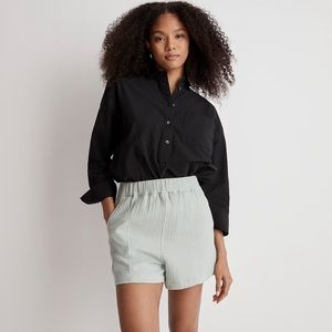 Madewell Easy Pull-On Shorts in Lightspun - Small